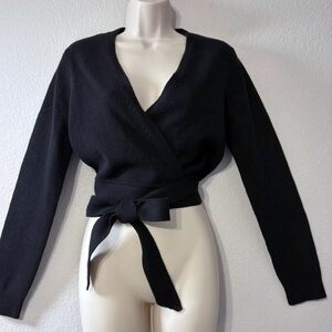 Hill House Black ballet Wrap Sweater